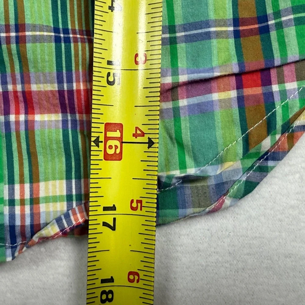 Ralph Lauren Kids Button Down Shirt‎ Plaid Short Sleeve Size 4 4T